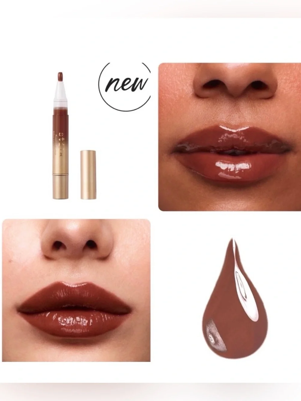 Stila Plumping Lip Glaze in the shade Maple